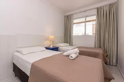 A planta de Recanto Cardeal 405-1 – Aconchegante Apartamento - Excelente Custo-Benefício em Bombas