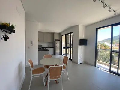A planta de Lindo Apartamento na Praia de palmas