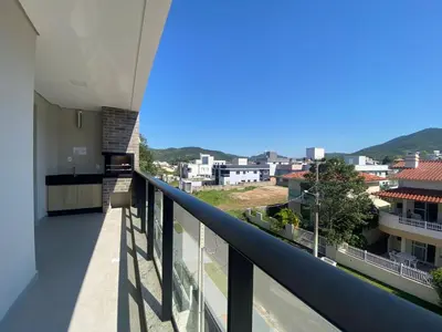 A planta de Lindo Apartamento na Praia de palmas