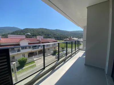 A planta de Lindo Apartamento na Praia de palmas