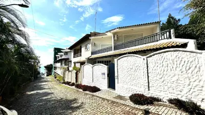 O edifício onde a casa de férias está situado