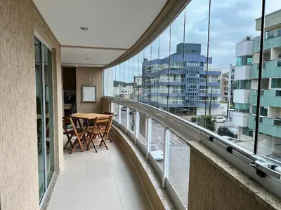 Uma varanda ou terraço em B956 - Apartamento 2 quartos p/6 pessoas em Bombas