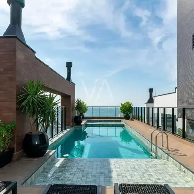 508- Apart com vista ao mar com piscina em Bombas