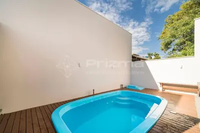A piscina em ou perto de Excelente duplex geminado na Praia de Mariscal.