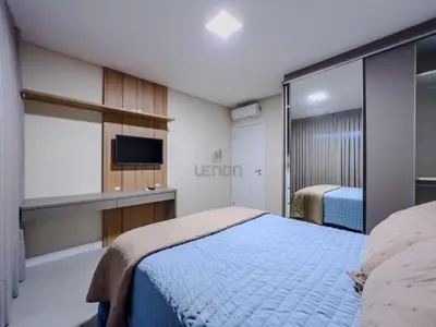 A planta de 259 - Lindíssima Cobertura, a 50m da praia de Canto Grande