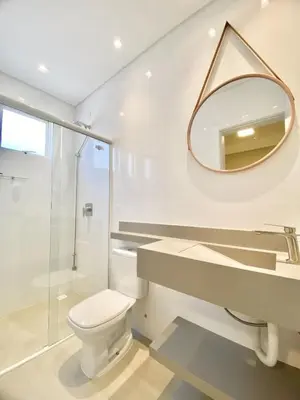 A planta de 259 - Lindíssima Cobertura, a 50m da praia de Canto Grande