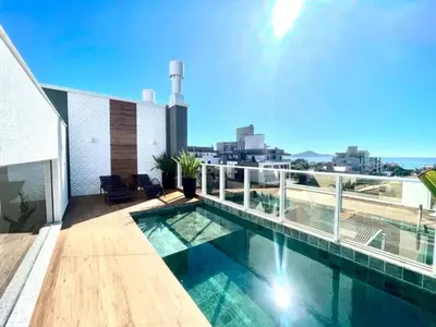 A planta de Nassau 203 - Apto 2 quartos próximo às duas praias do Canto Grande