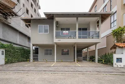 A planta de 097 - Apto econômico de 02 quartos em Canto Grande