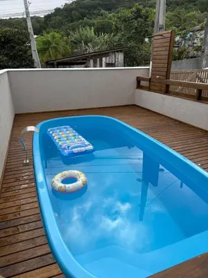 A piscina em ou perto de Casa praia de Zimbros