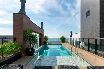 A piscina em ou perto de 309 Apart Villa Francione com piscina em Bombas