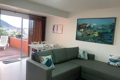 A planta de Loft Panorámico 01 - 4 personas - Bombinhas