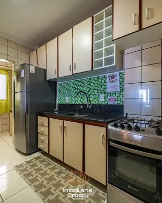A cozinha ou kitchenette de Apto Pathernoon - 5 pessoas - Bombas