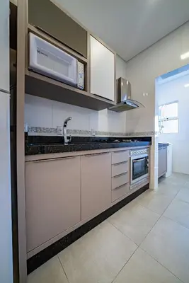 A planta de 166 - Lindo apartamento na praia de Canto Grande