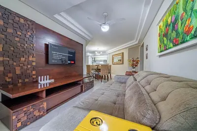 A planta de 160 - Apartamento em Bombas com 3 dormitórios