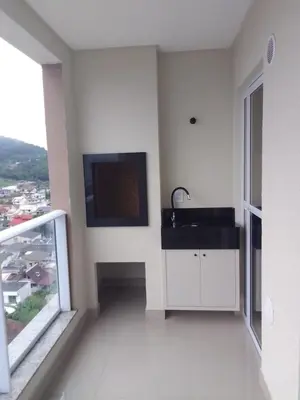 A planta de Apartamento Sol e Mar