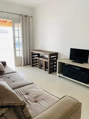 Uma área de estar em Casa da vó Nãna