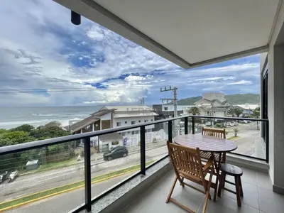 A planta de 154 - Apartamento Vista Mar na Praia de Canto Grande