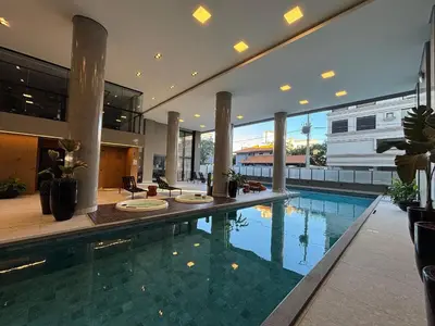 A planta de 155 - Apartamento alto padrão na Praia de Canto Grande