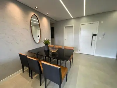 A planta de 155 - Apartamento alto padrão na Praia de Canto Grande