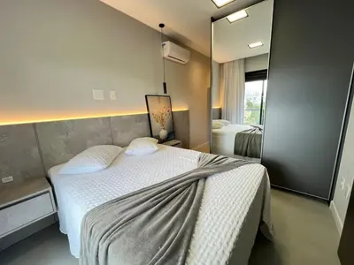 A planta de 155 - Apartamento alto padrão na Praia de Canto Grande