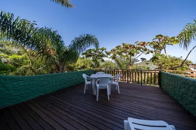 A planta de Casa Vista Panorâmica - 10 pessoas - Bombinhas