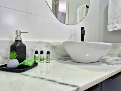A planta de Estilo Tok&Stok 3 Quartos Churrasqueira |CURTA195