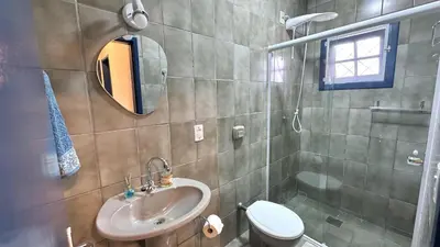 A planta de Casa de Praia em Mariscal com amplo Quintal