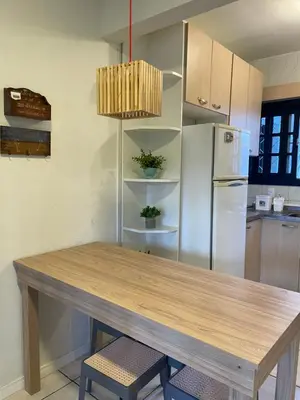 A planta de Casa de Praia em Mariscal com amplo Quintal