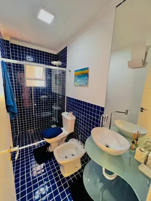 Uma casa de banho em Apartamento Beija Flor Bombinhas