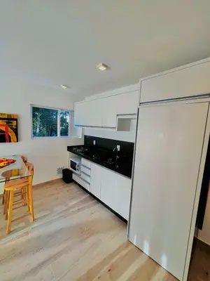 A cozinha ou kitchenette de Apartamento Beija Flor Bombinhas
