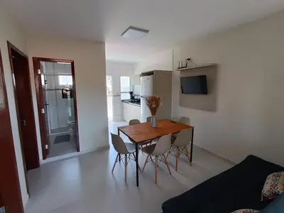 Uma televisão e/ou sistema de entretenimento em Residencial Brisa do Mar 2