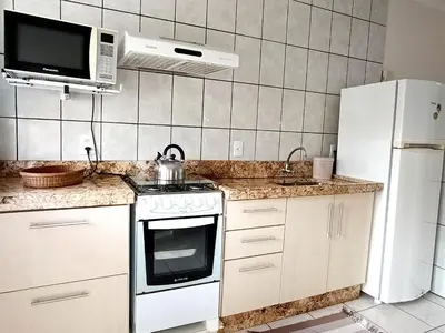 A cozinha ou kitchenette de ROS-301 Confortable dpto 2dorm 190m Av.Ppal Bombas