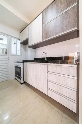 A planta de 061 - Apartamento 2 dormitórios em Bombas