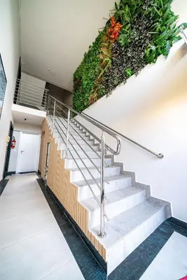 A planta de 167 - Apartamento duplex 2 suítes em Canto Grande.