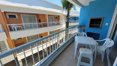 Uma varanda ou terraço em B720 - Apartamento 2 quartos em cond. com piscina