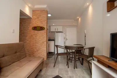 A cozinha ou kitchenette de Aconchego 150 metros da Praia na Rua 3604 SW3421