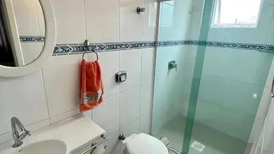 Uma casa de banho em Apto Almeida e Moraes Frente Mar Balneário Camboriú