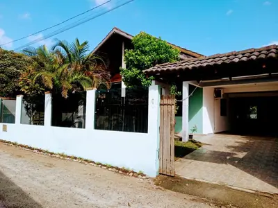 O edifício onde a casa de férias está situado