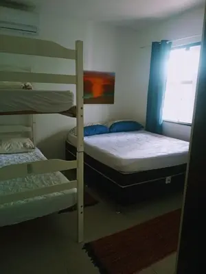 Uma cama ou camas num quarto em Casa em Mariscal a 140mts da praia