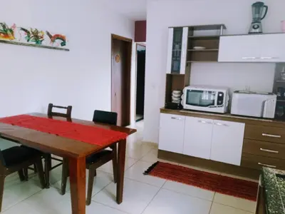 A cozinha ou kitchenette de Casa em Mariscal a 140mts da praia