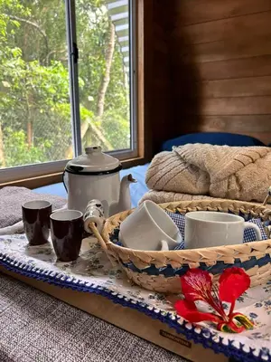 A planta de Glamping Cabanas do Estaleiro