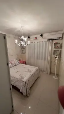 Uma cama ou camas num quarto em Residencial Cordeiro