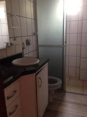 Uma casa de banho em Ap 1 quadra da praia 120 m totalmente climatizado