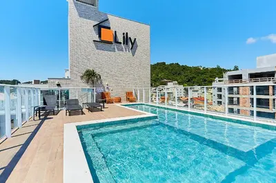 A planta de VC 106 - FLAT VILA DO CENTRO
