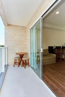 A planta de VC 106 - FLAT VILA DO CENTRO