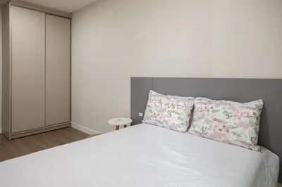 Uma cama ou camas num quarto em Villa Francione