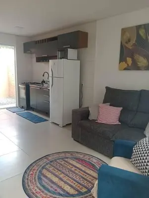 A cozinha ou kitchenette de Linda Casa 2 no Sossego da Praia