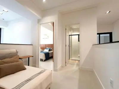 Uma área de estar em SIR 102 Excepcional duplex en Canto Grande