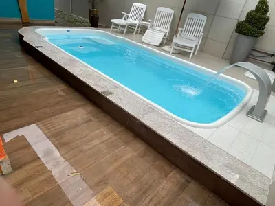 A planta de 392 - Casa com padrão diferenciado para família