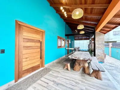 A planta de 392 - Casa com padrão diferenciado para família